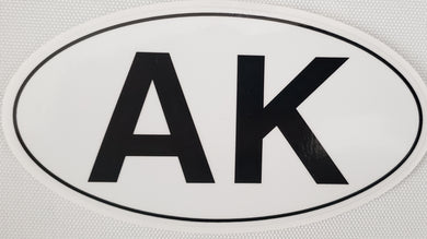 AK Oval - Sticker