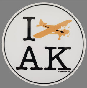 I Fly AK - Sticker