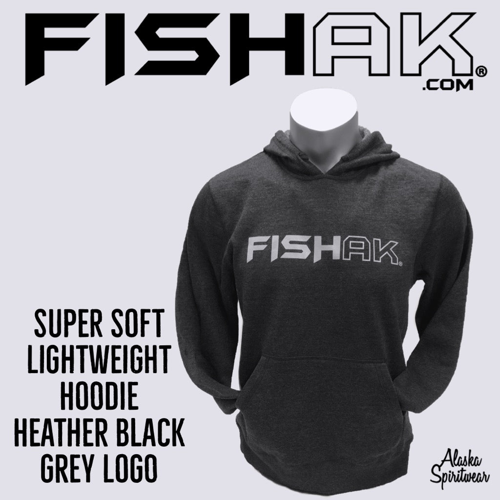 Fish AK - Lightweight Fleece Hoodie - Unisex