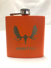 Load image into Gallery viewer, HUNT AK - Moose Skull - 6oz Stainless Flask