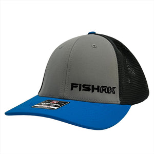 FISH AK - Adjustable Flex Fit Hat - Tri-Color Richardson 173