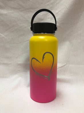 Heart Hook - 32oz Stainless Water Bottle