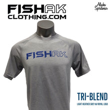 Load image into Gallery viewer, Fish AK - T-Shirt - Triblend - Adult