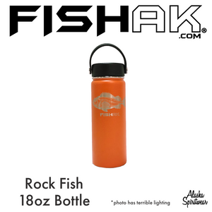 FISH AK - Rockfish - 18oz Stainless Water Bottle