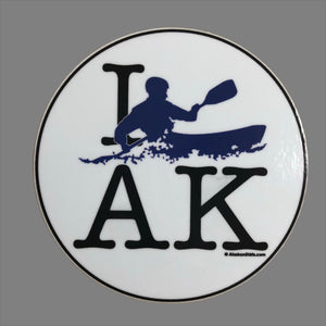 I Kayak AK - Sticker
