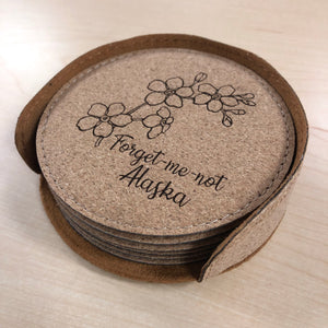 Forget-Me-Not - Coaster Set