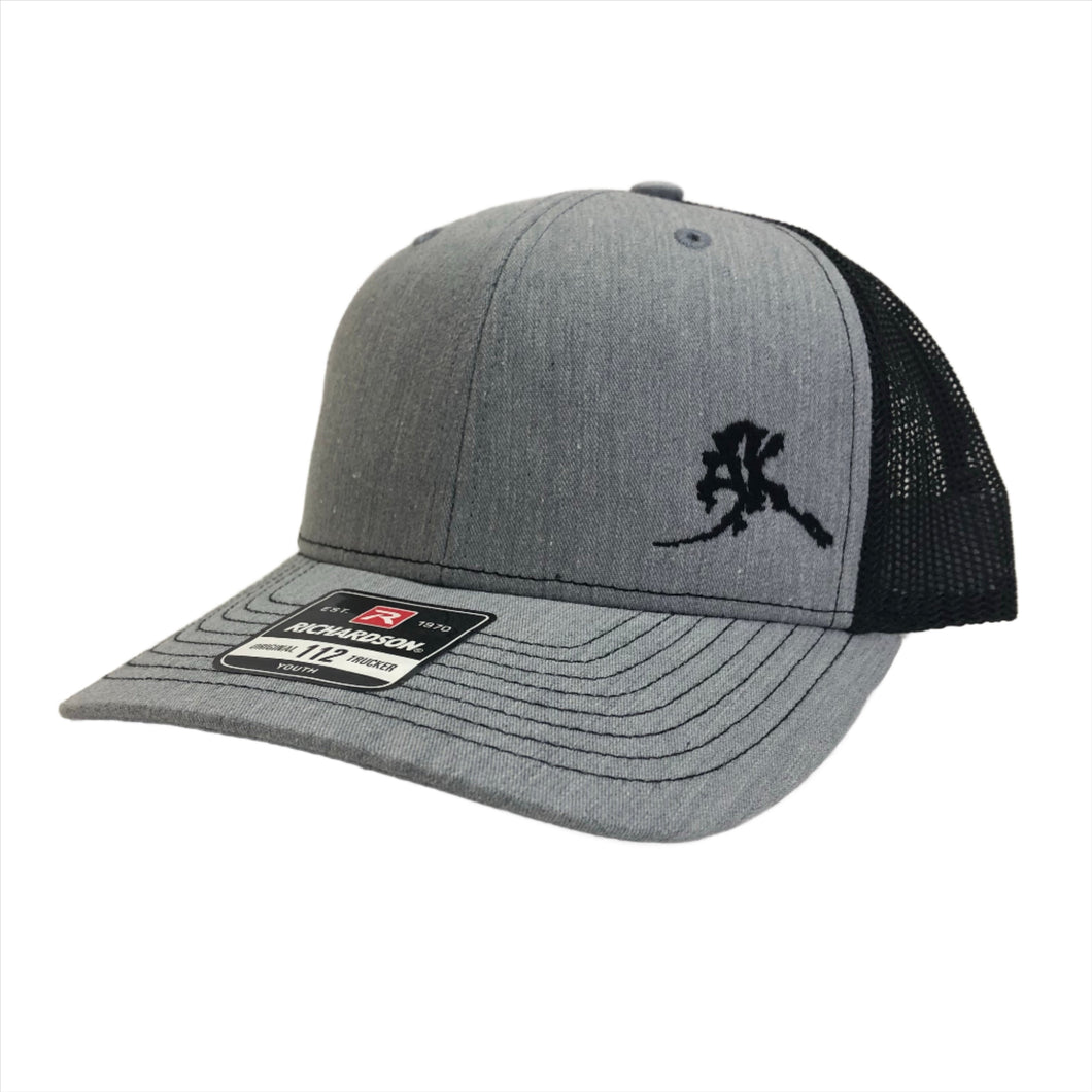 AK Letter - Small Logo - Youth Trucker Hat