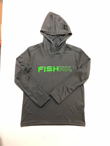 Fish AK - Performance Hooded Long Sleeve T-Shirt - Youth