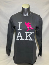 Load image into Gallery viewer, I Snowboard AK - Long Sleeve T-Shirt - Adult (CLEARANCE)
