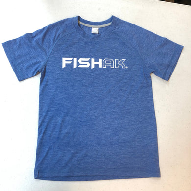 Fish AK - T-Shirt - Triblend - Youth