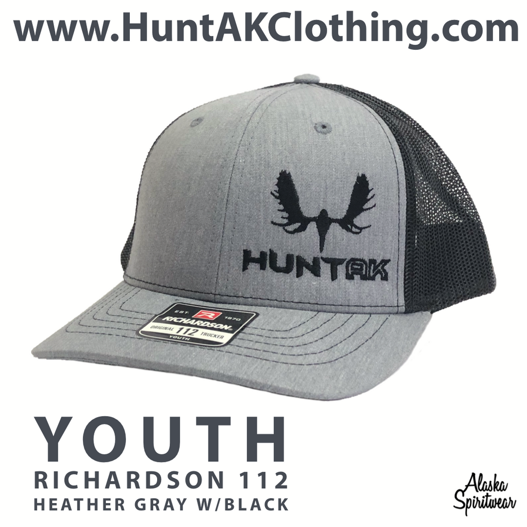 HUNT AK - Moose Skull - Youth Trucker Hat