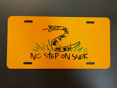 No Step on Snek - Vanity License Plate