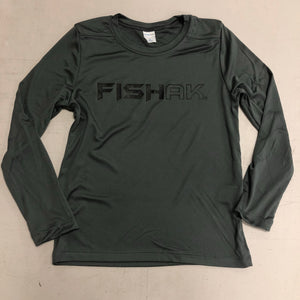 FISH AK - Youth UPF 50 Performance Long Sleeve Shirt