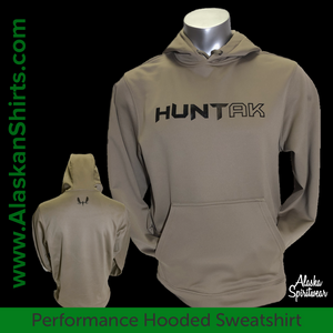 HUNT AK - Moose Skull - Performance Hoodie - Adult (SALE)