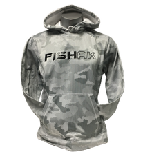 Load image into Gallery viewer, Fish AK - Hex Camo - Adult Performance Hoodie