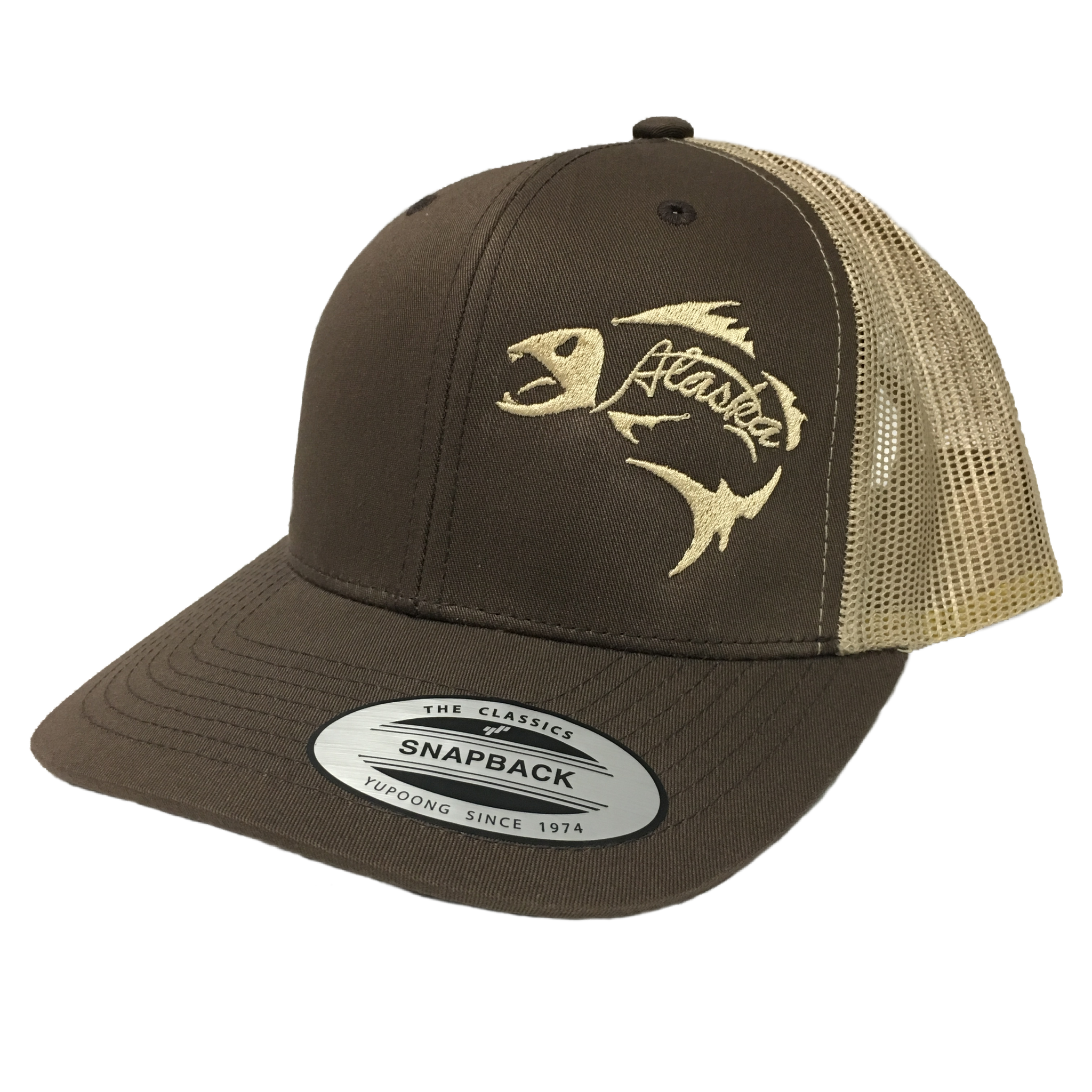 Alaska Fishbones - Trucker - Hat – Alaska Spiritwear, LLC - FishAK