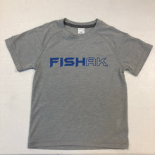 Load image into Gallery viewer, Fish AK - T-Shirt - Triblend - Youth