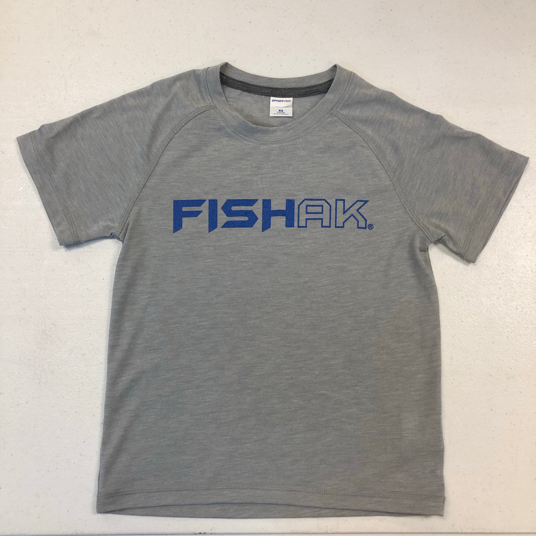 Fish AK - T-Shirt - Triblend - Youth