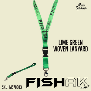 Fish AK - Woven Lanyard