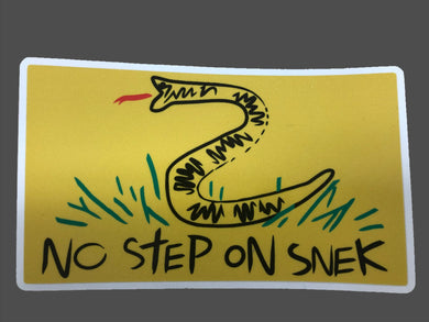 No Step On Snek - Sticker