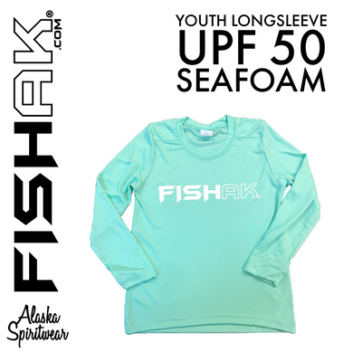 FISH AK - Youth UPF 50 Performance Long Sleeve Shirt