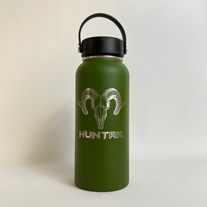 HUNT AK - Sheep Skull - 32oz Stainless Water Bottle