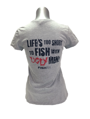 FISH AK Ugly Men - Ladies Fitted T-Shirt