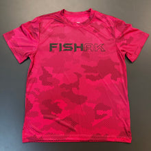 Load image into Gallery viewer, Fish AK - Hex Camo - Performance T-Shirt - Youth