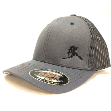 AK Letter (Small Logo) - Flex Fit - Mesh Back- Hats