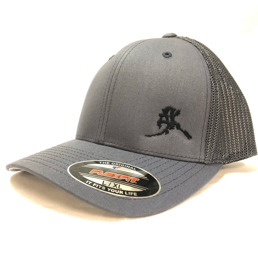 AK Letter (Small Logo) - Flex Fit - Mesh Back- Hats