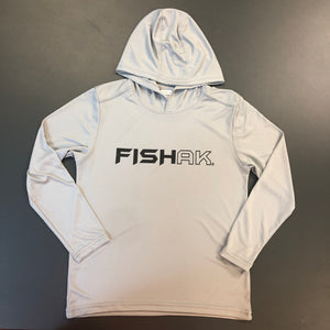 Fish AK - Performance Hooded Long Sleeve T-Shirt - Youth