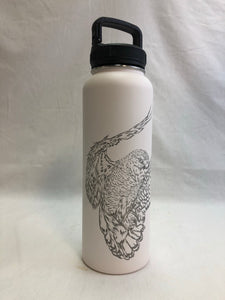 Snowy Owl - 40oz Stainless Water Bottle