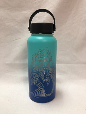 Queen Mermaid - 32oz Stainless Water Bottle