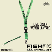 Load image into Gallery viewer, Fish AK - Woven Lanyard