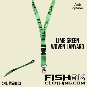 Fish AK - Woven Lanyard