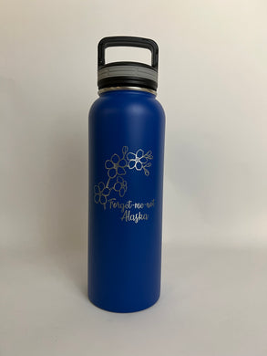 Forget-Me-Not - 40oz Stainless Water Bottle