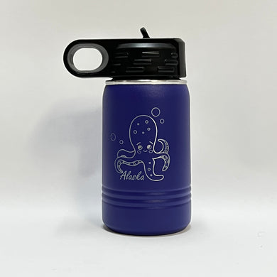 Octopus - 12oz Stainless Water Bottle