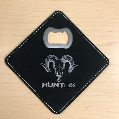 HUNT AK - Sheep Skull - Bottle Opener Coaster