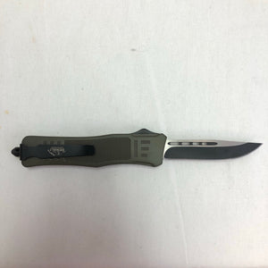 Medium Denali OTF Knife - Drop Point Straight Edge