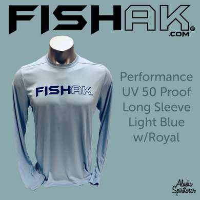 Fish AK - UPF 50 Performance Long Sleeve T-Shirt