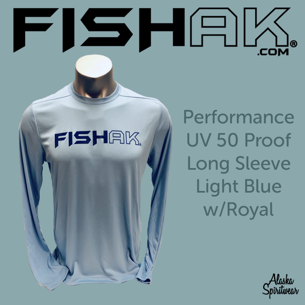 Fish AK - UPF 50 Performance Long Sleeve T-Shirt – Alaska