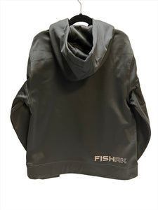 FISH AK - Youth - Reflective Logo Performance Hoodie