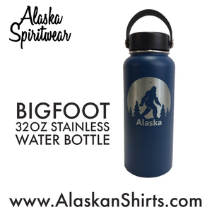 Bigfoot Alaska - 32oz Stainless Water Bottle