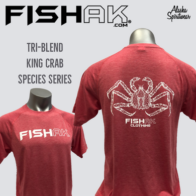 FISH AK - Species Collection - King Crab - T-Shirt - TriBlend