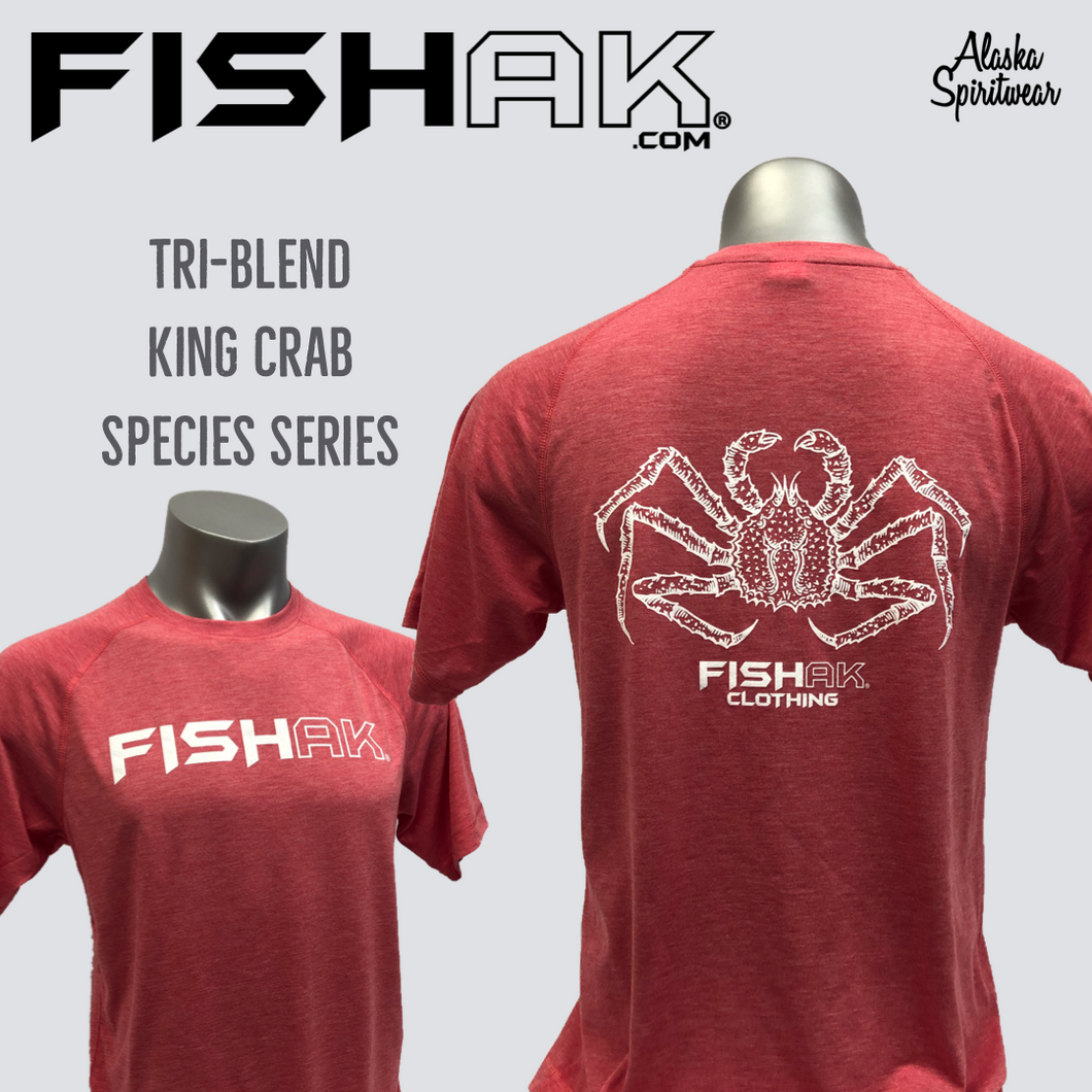 FISH AK - Species Collection - King Crab - T-Shirt - TriBlend