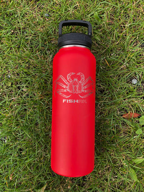 FISH AK - King Crab - 40oz Stainless Water Bottle