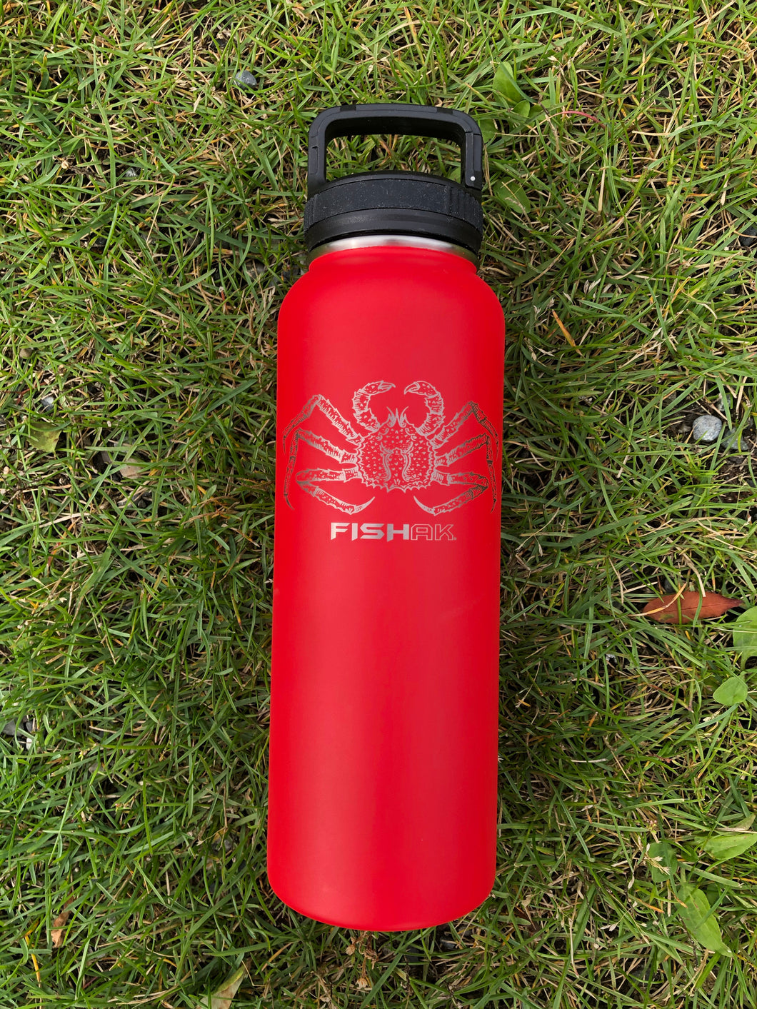 FISH AK - King Crab - 40oz Stainless Water Bottle