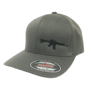 AR-15 - Flex Fit - Solid Back - Hat