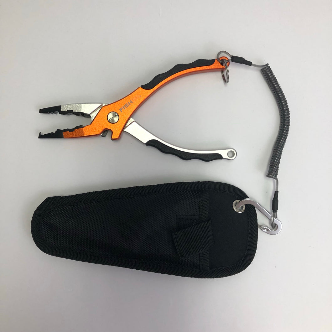 Fish AK Anodized Aluminum Fishing Pliers