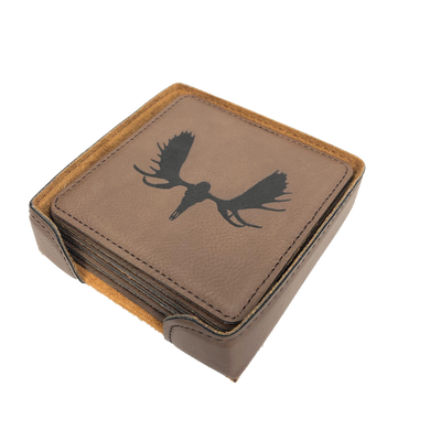 Moose Skull - Coaster Set